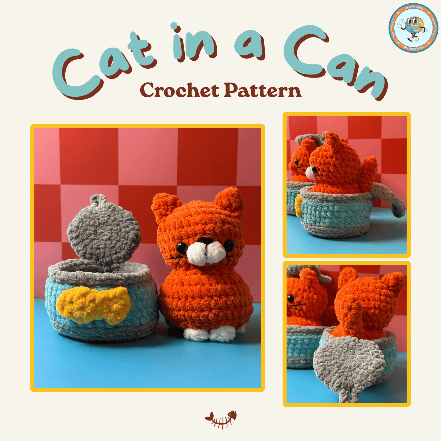 Cat in a Can | Crochet Pattern