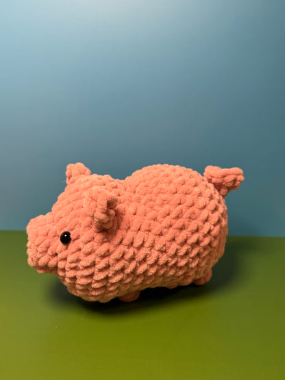 Pot Belly Pig No-Sew Crochet Pattern