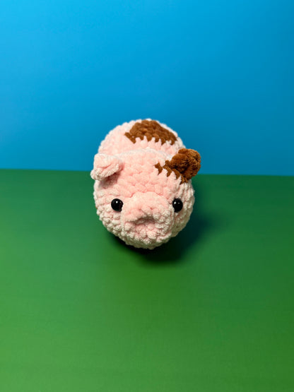 Pot Belly Pig No-Sew Crochet Pattern