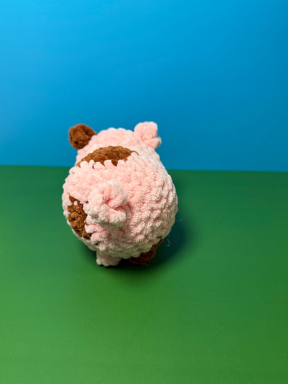 Pot Belly Pig No-Sew Crochet Pattern
