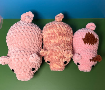 Pot Belly Pig No-Sew Crochet Pattern