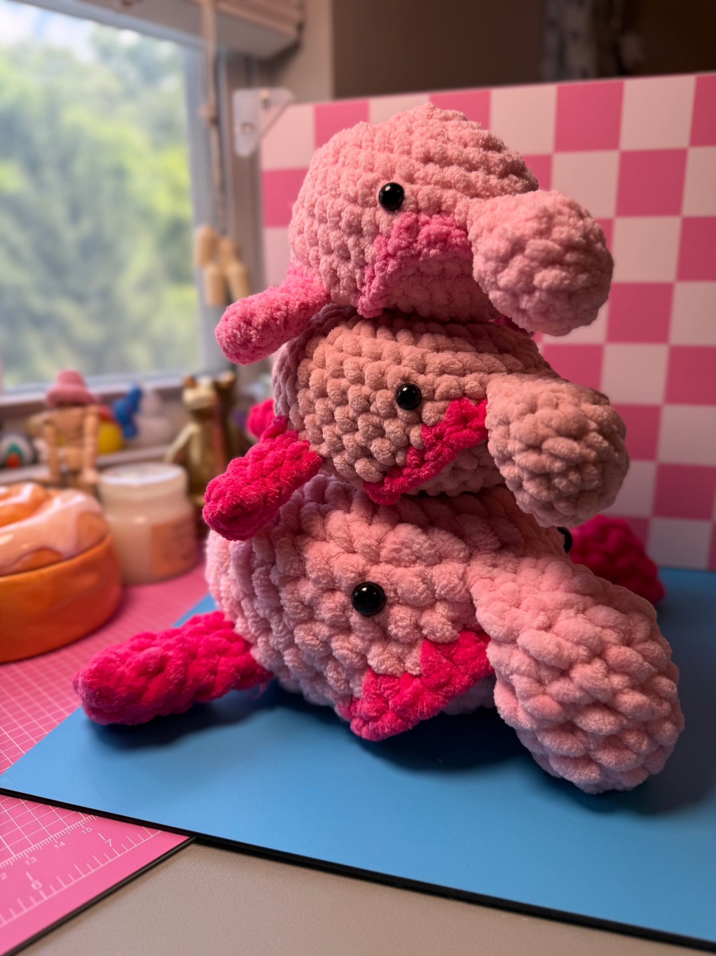 Stress Blob Fish Crochet Pattern