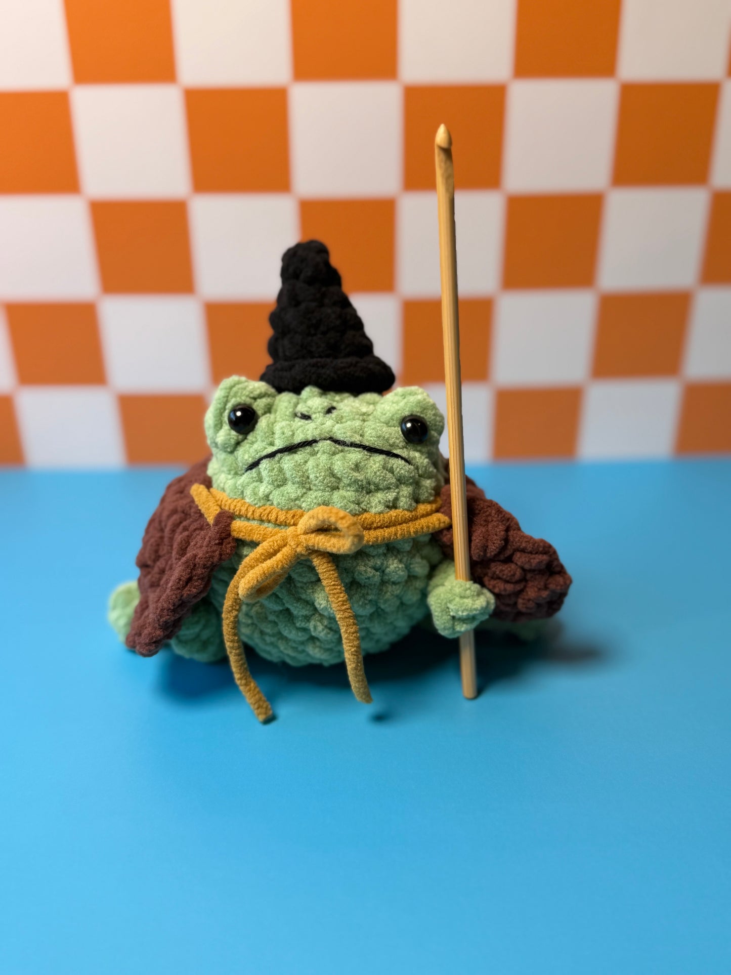 Unamused Frog Crochet Pattern | No-Sew or Sew Options | Accessories