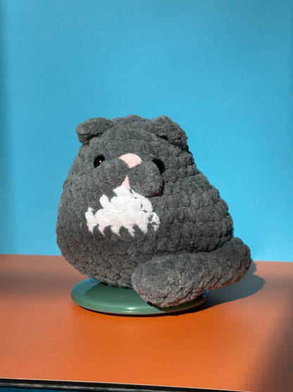 Professional Grey Cat Plushie