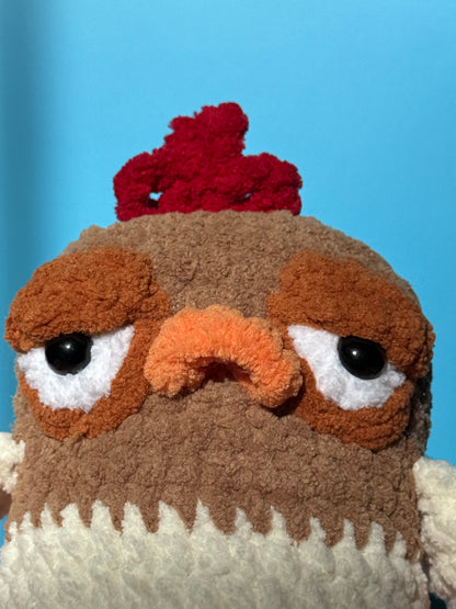 Unimpressed Chicken Plushie