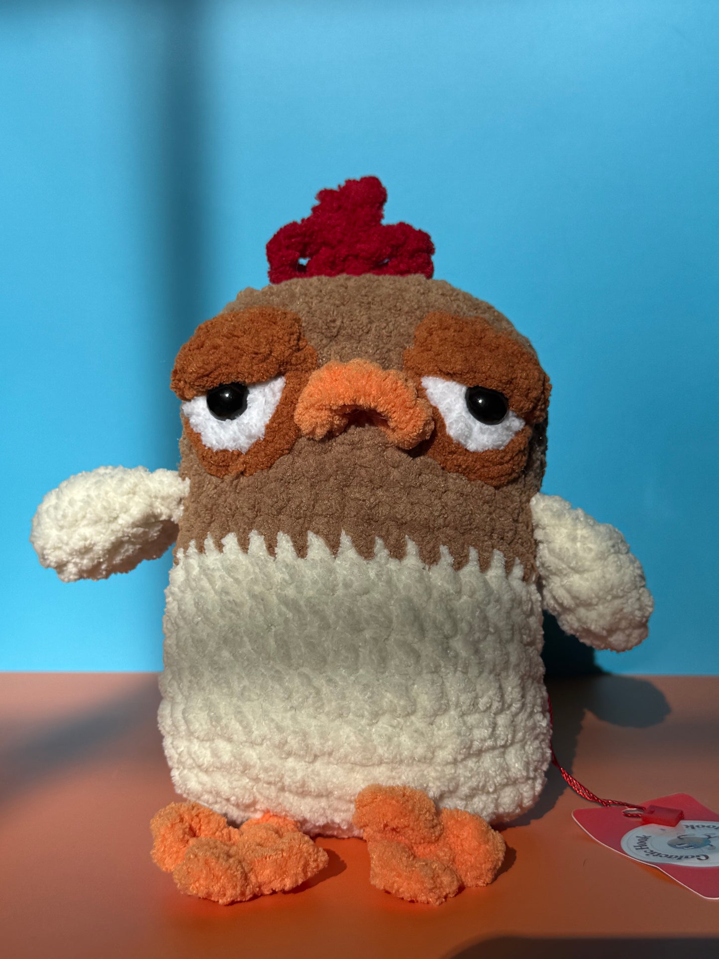 Unimpressed Chicken Plushie