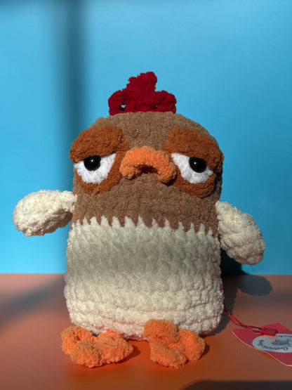Unimpressed Chicken Plushie