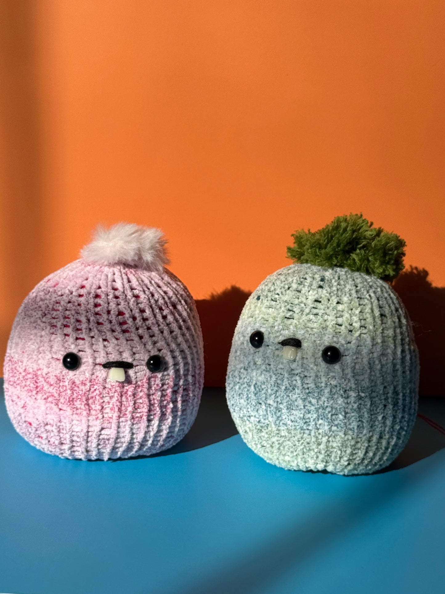 Cute Ugly Knit Balls (pair)