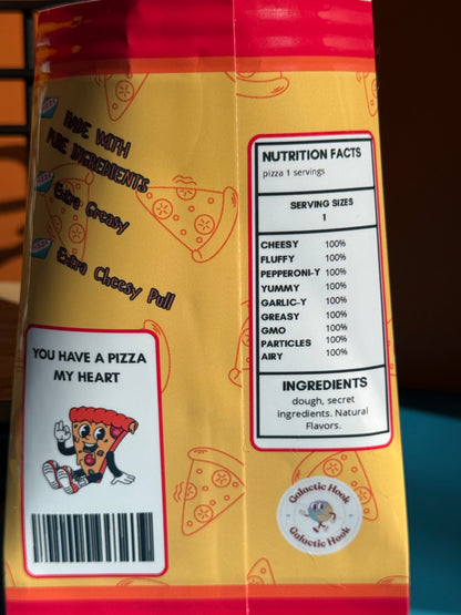 Emergency Pizza Keychain