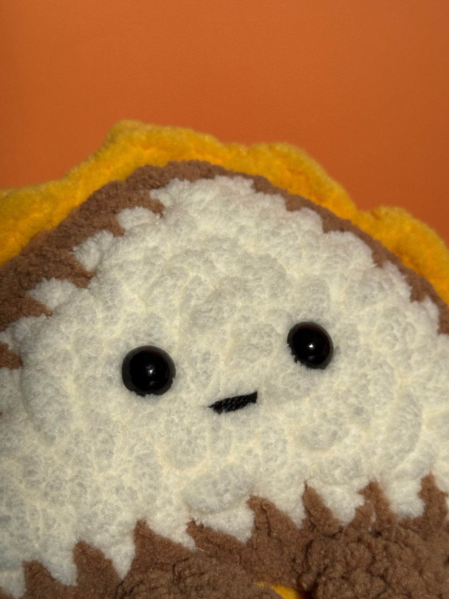Half of a Grilled Cheese Plushie