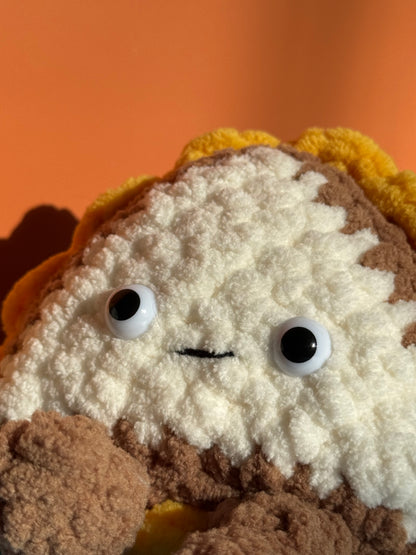 Half of a Grilled Cheese Plushie