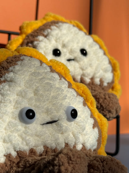 Half of a Grilled Cheese Plushie