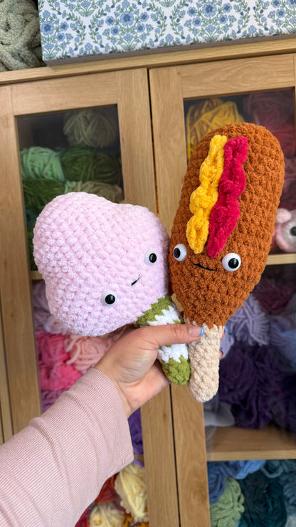 Carnival Snacks Bundle | Cotton Candy | Corndog | Crochet Patterns