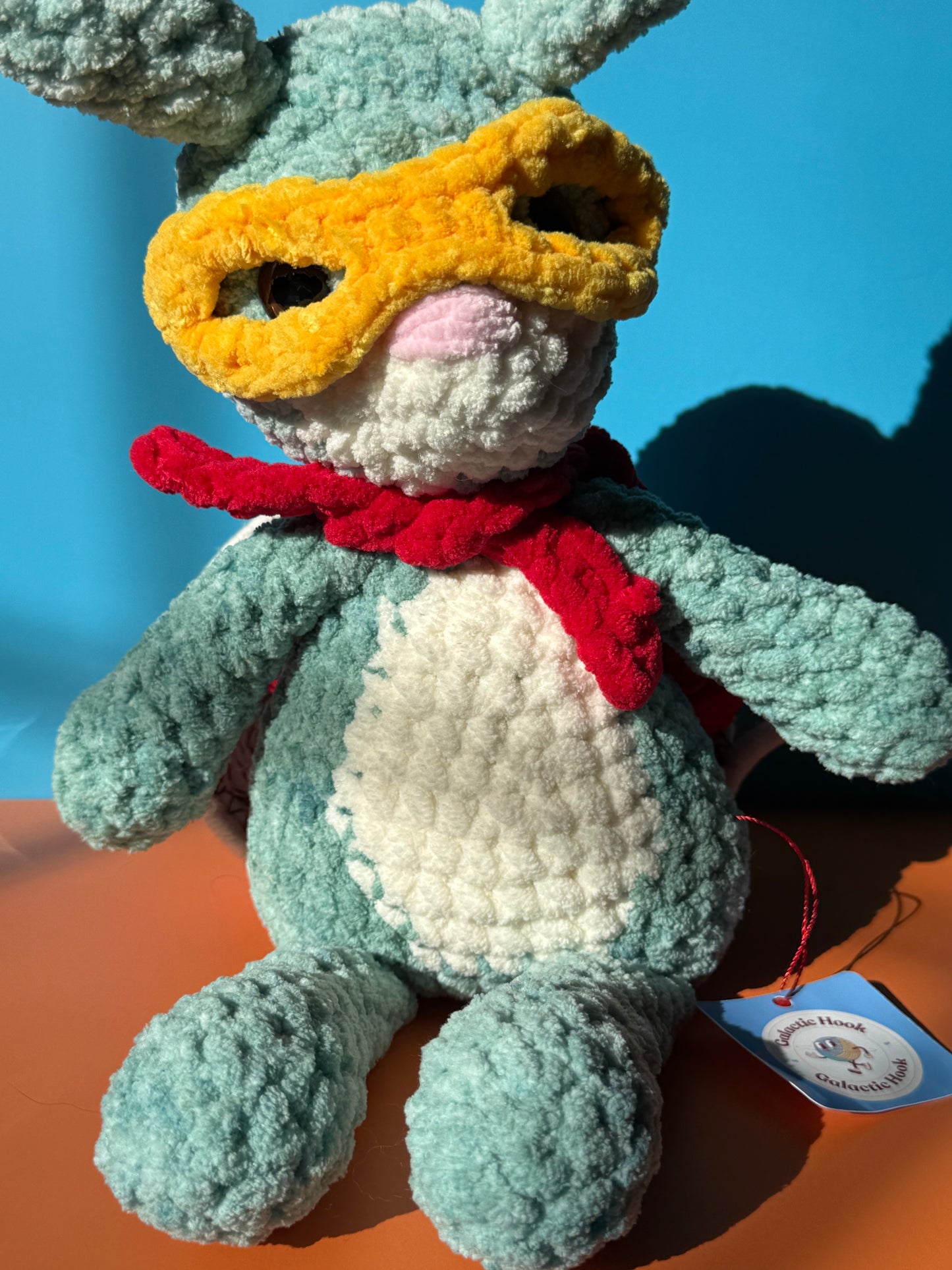 Super Hero Bunny Plushie