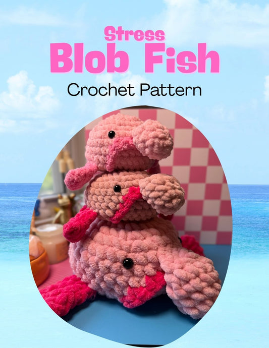 Stress Blob Fish Crochet Pattern